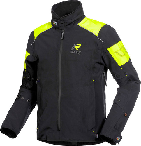 Rukka Thundr Gore Tex Textiel Jas Zwart Geel 64 rukka kopen in de aanbieding
