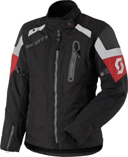 Scott Definit Pro Dp Dames Motorfiets Textiel Jas Zwart Rood 38 scott kopen in de aanbieding