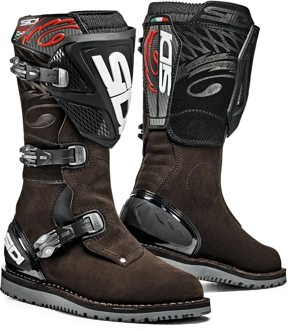 Sidi Trial Zero.1 Offroad Boots Bottes offroad Noir Brun 44