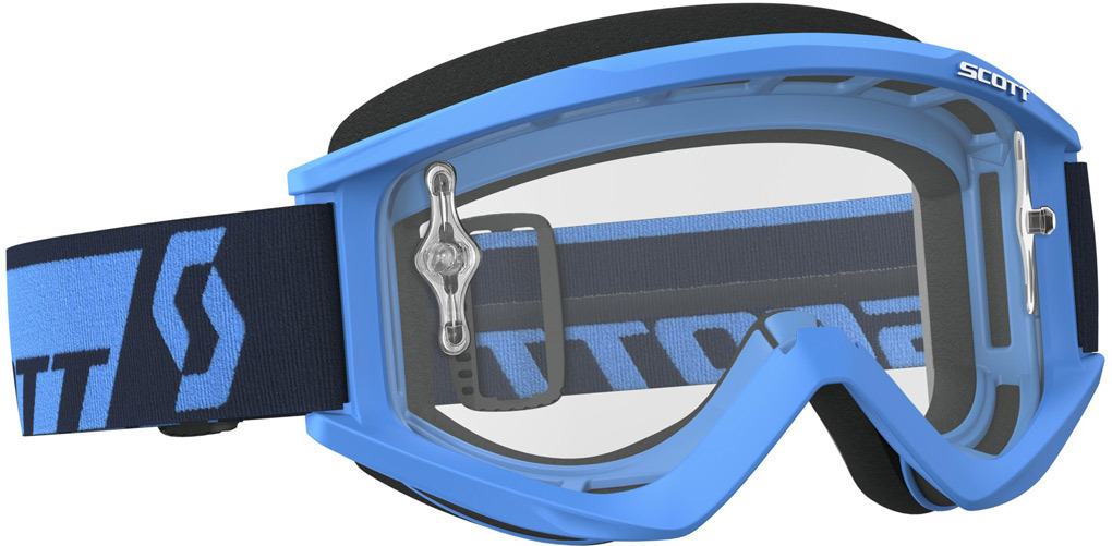 Scott Recoil XI Works Masques de motocross clair Bleu unique taille