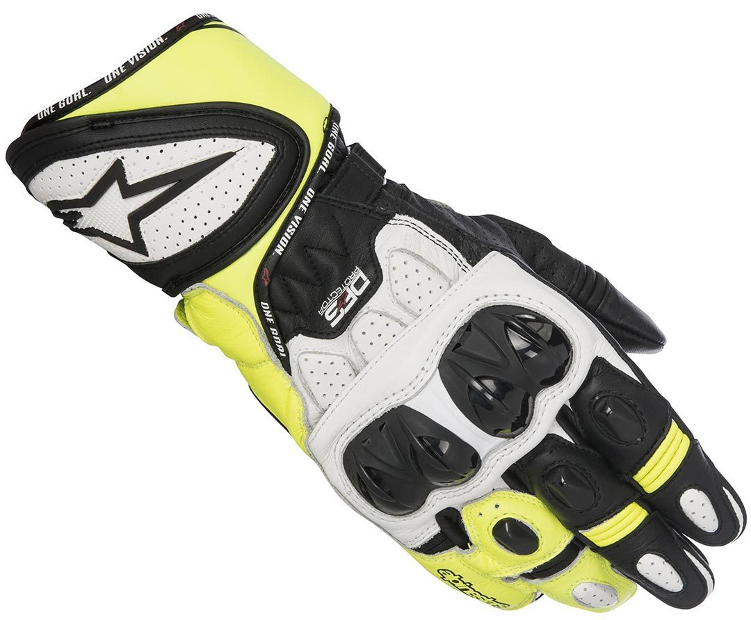 Alpinestars GP Plus R Gants Noir Blanc Jaune S