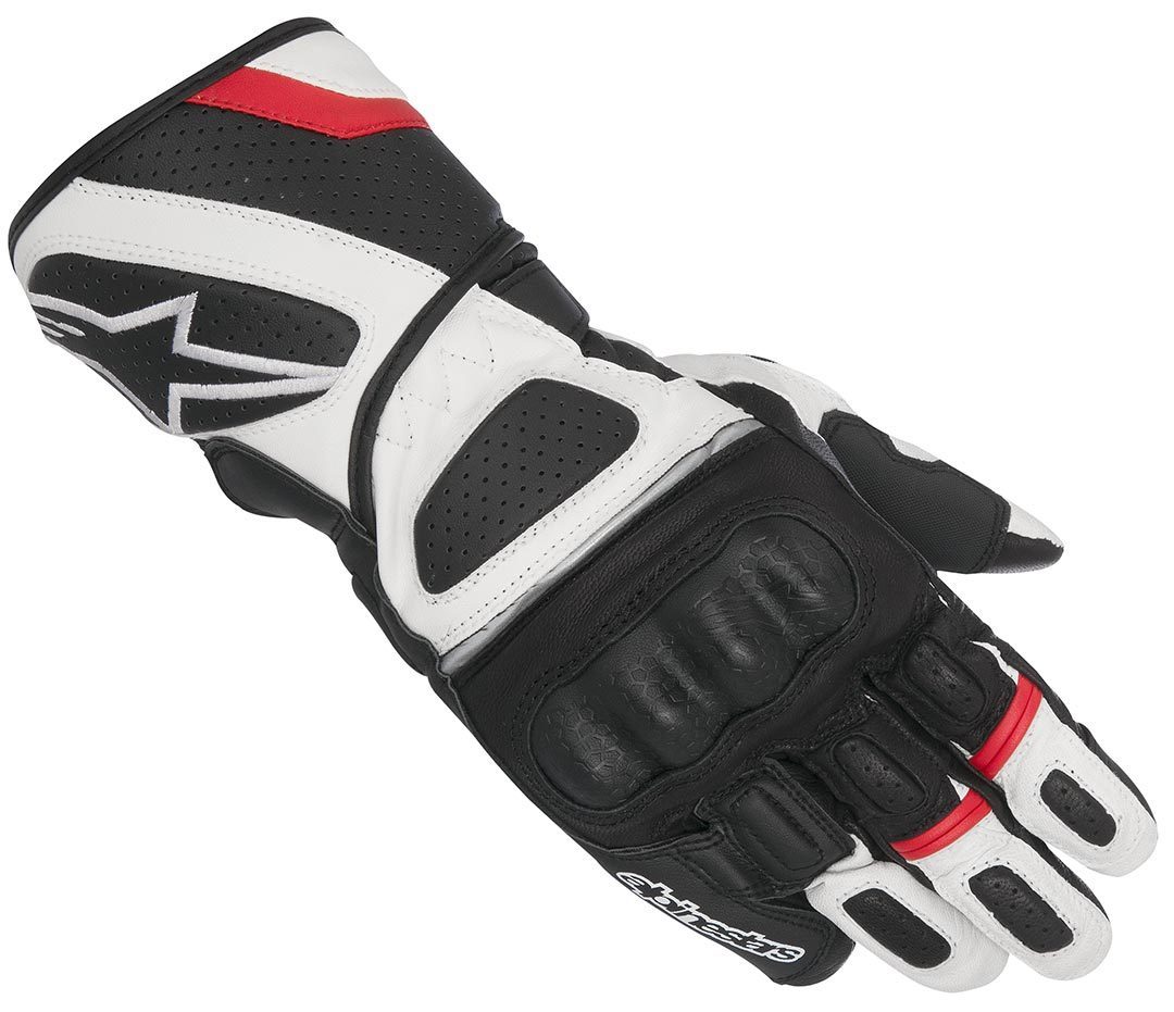 Alpinestars SP Z Drystar Gants imperméables Noir Blanc Rouge S