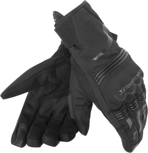 Dainese Tempest Unisex D Dry Motorfiets Handschoenen Zwart dainese kopen in de aanbieding