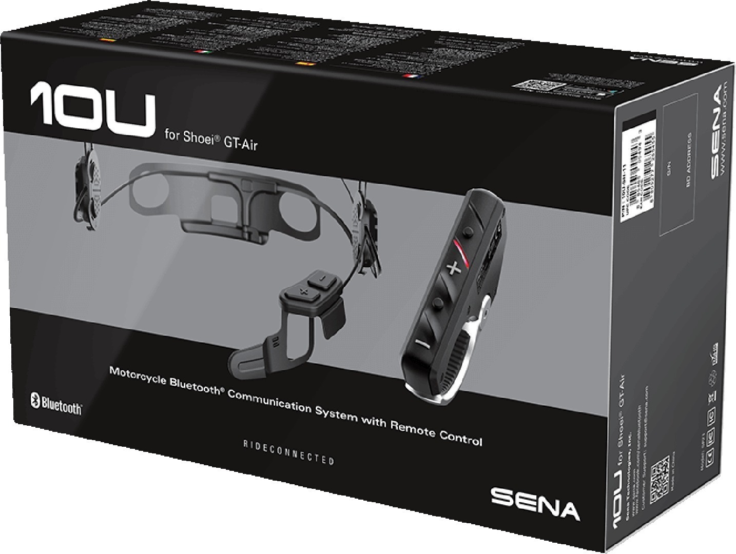 Sena 10U - Shoei GT Air Système de Communication Bluetooth Noir unique taille