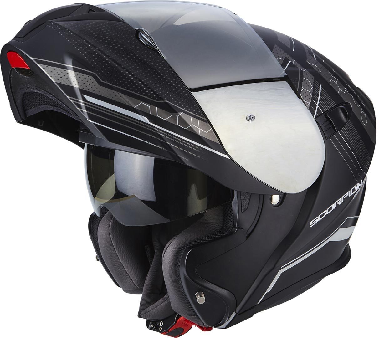 Scorpion Exo 920 Satellite Casque Noir Argent XS 54 55