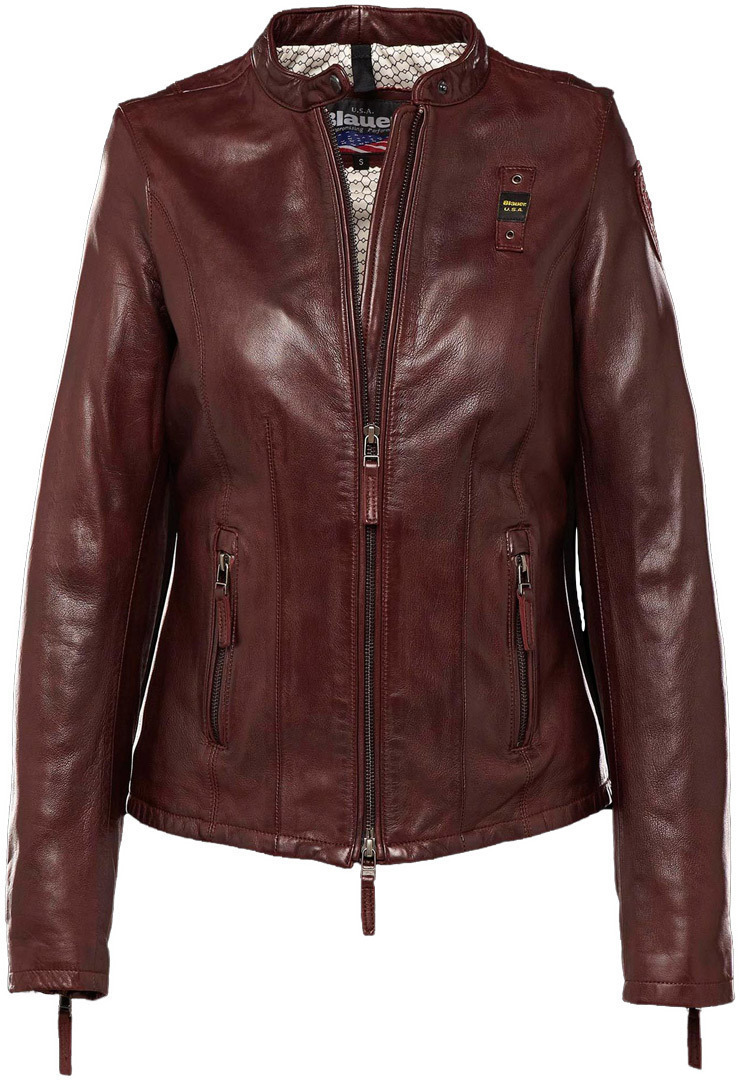 Blauer USA 1459 Veste en cuir de dames Brun XS