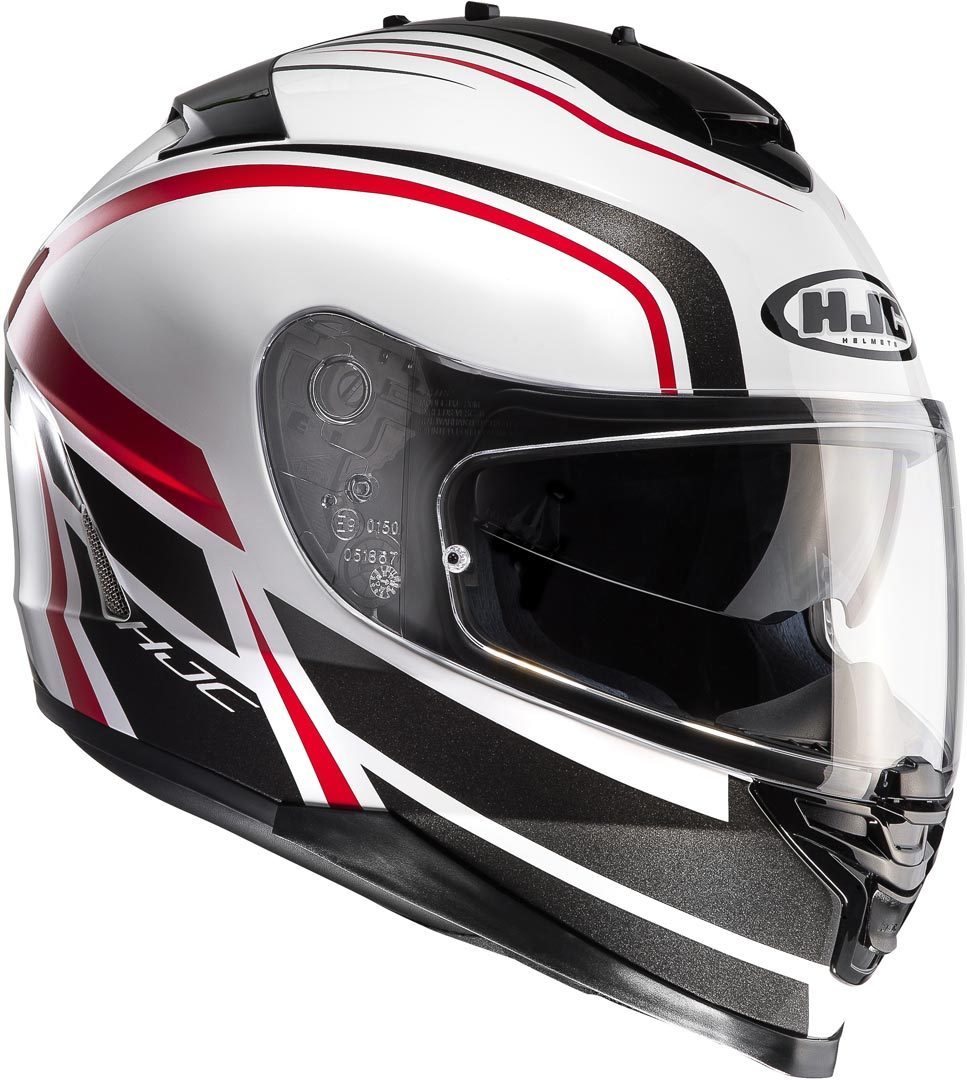 HJC IS-17 Cynapse Casque Noir Blanc Rouge XL