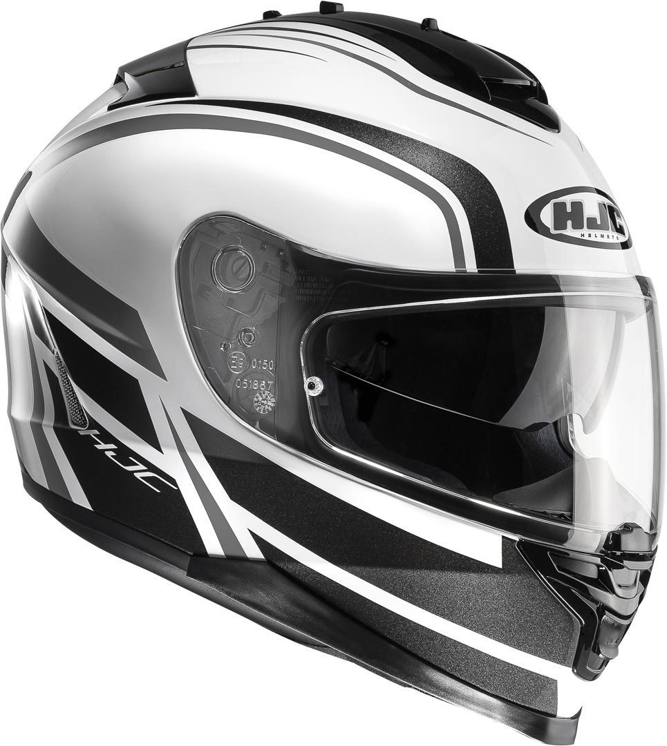 HJC IS-17 Cynapse Casque Noir Gris Blanc XS