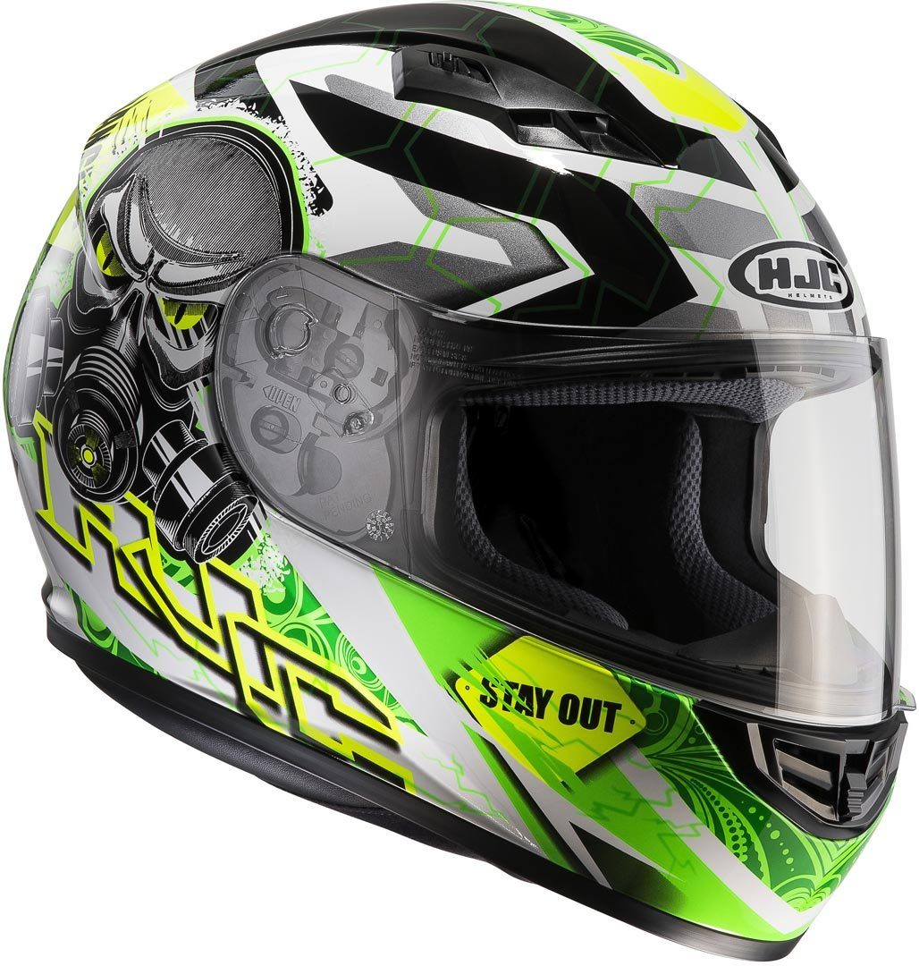 HJC CS-15 Rafu Casque Blanc Vert S
