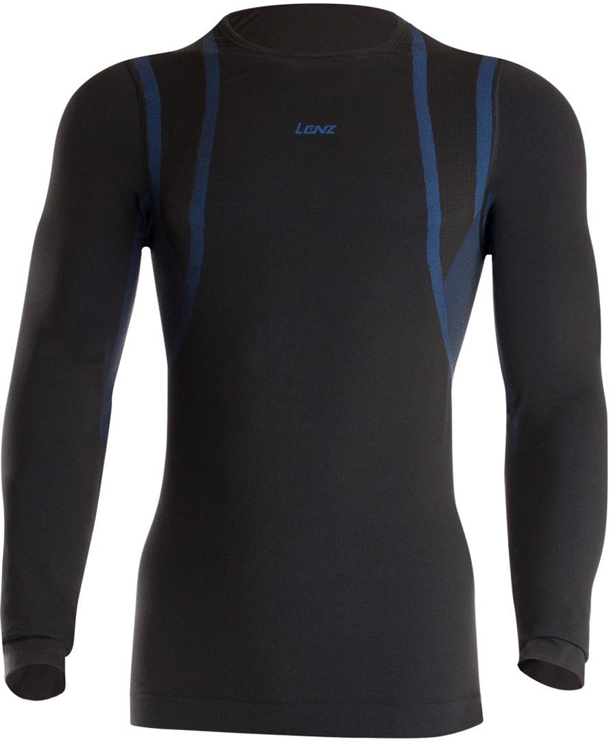 Image of Lenz 1.0 Functional Shirt Chemise fonctionnelle Noir Bleu XL