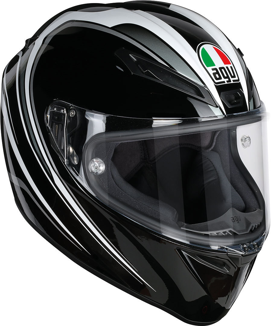 AGV Veloce S Fulmine Casque Noir Gris 2XL