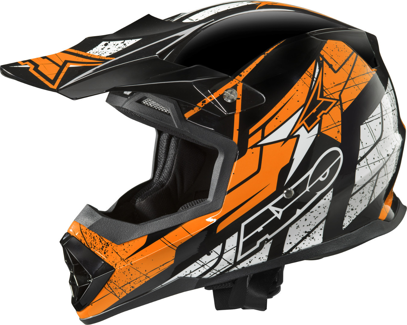 Image of AXO Tribe Casque de motocross Noir Orange XS
