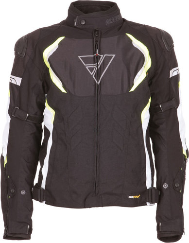 Modeka Etosha Textiel Jas Zwart Geel Xl modeka kopen in de aanbieding