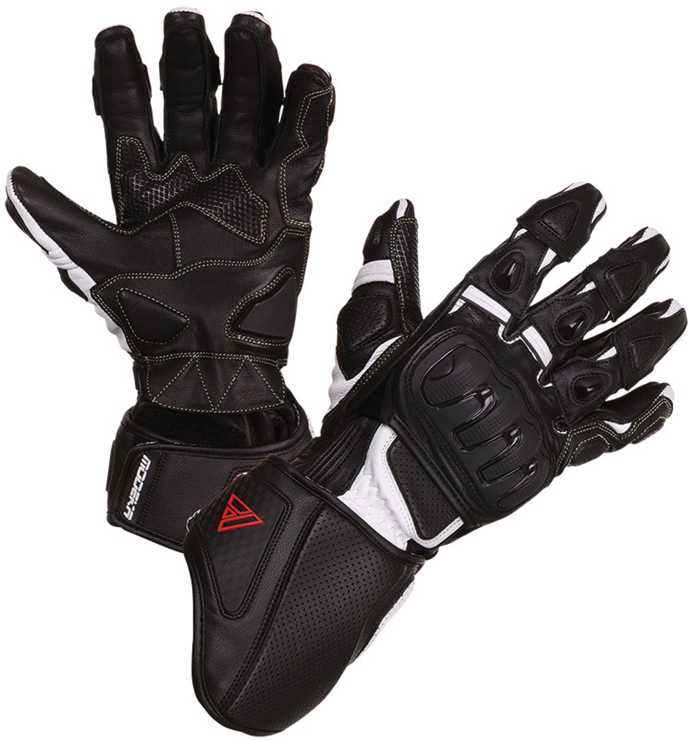 Modeka Jayce Gants de moto Noir Blanc S