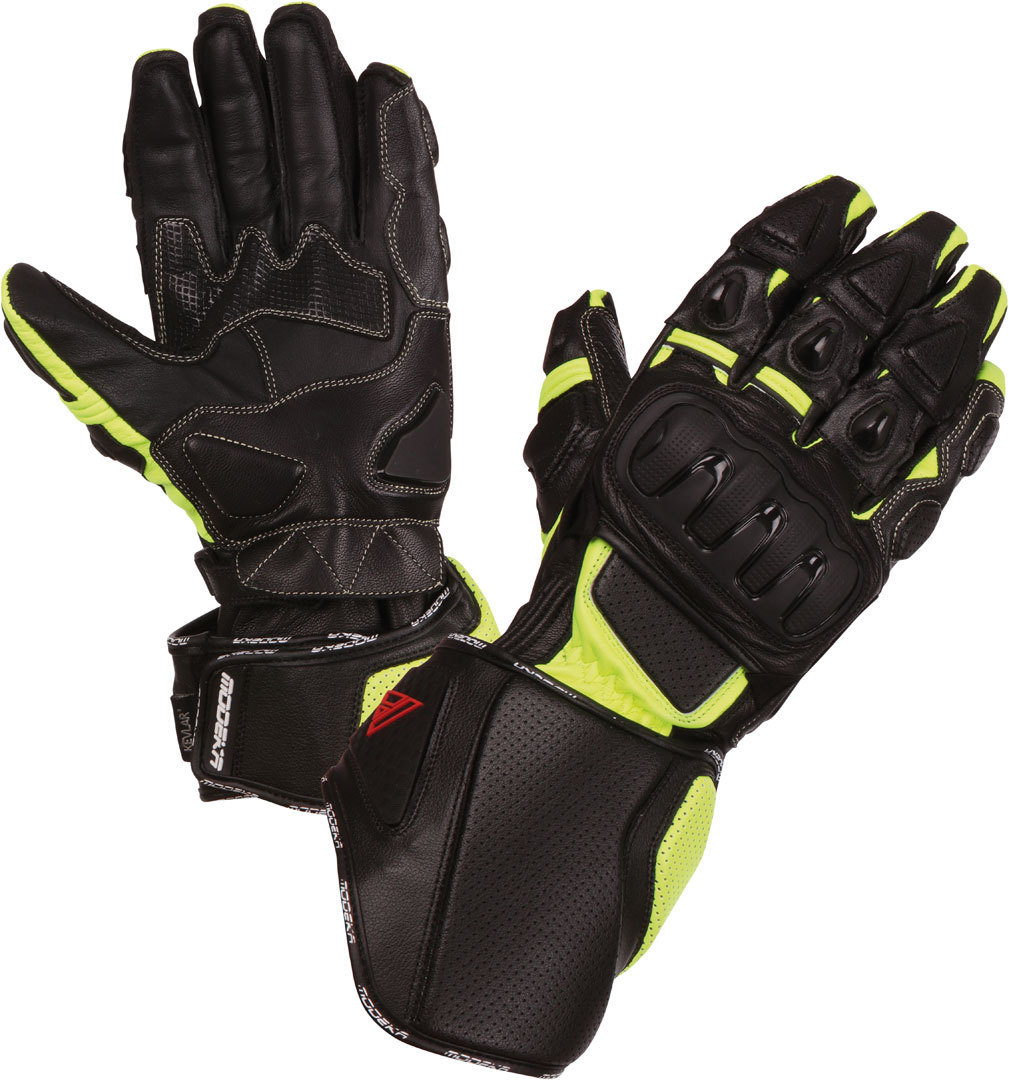 Modeka Jayce Gants de moto Noir Jaune S M