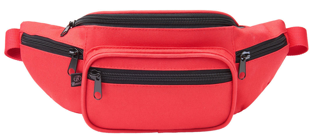 Brandit Sac de ceinture de taille Noir Rouge unique taille