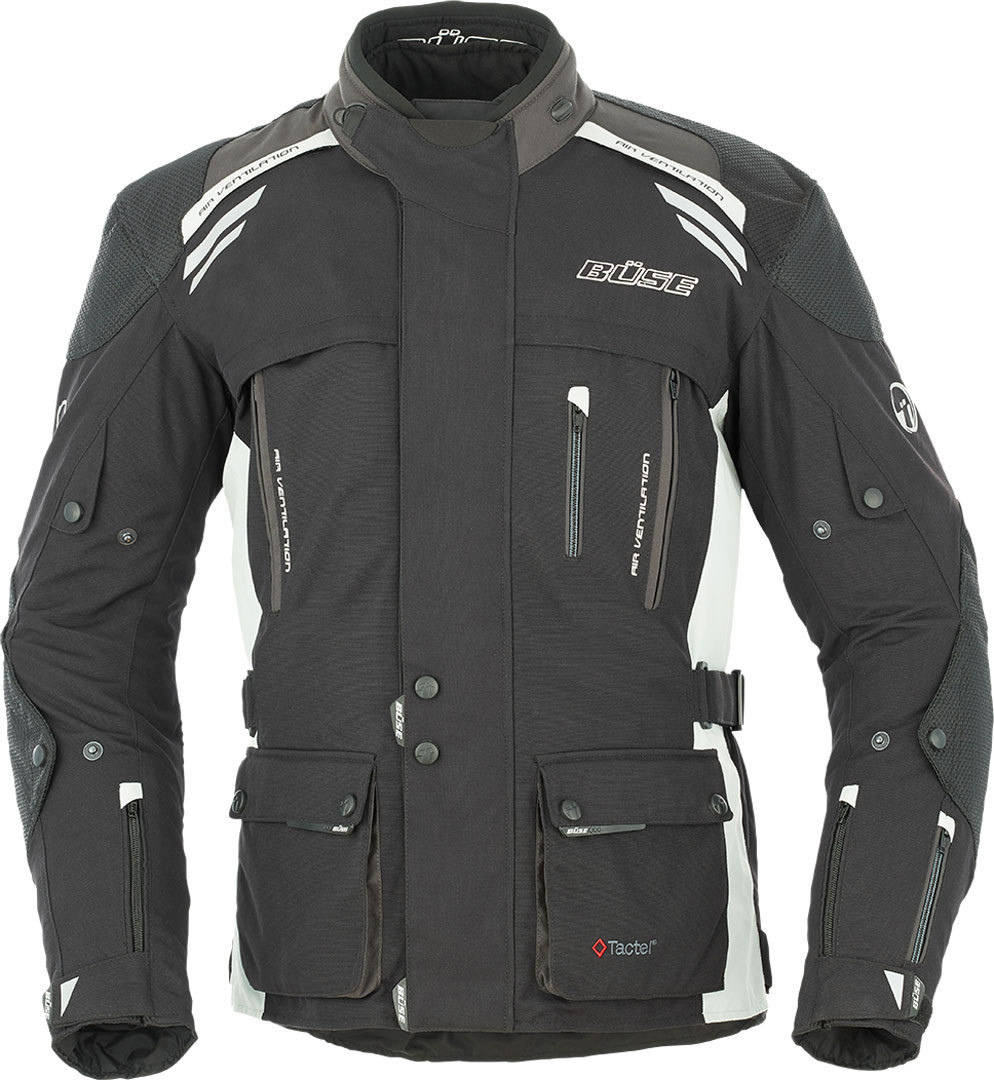 Büse Highland Veste Textile moto Noir Gris 8XL