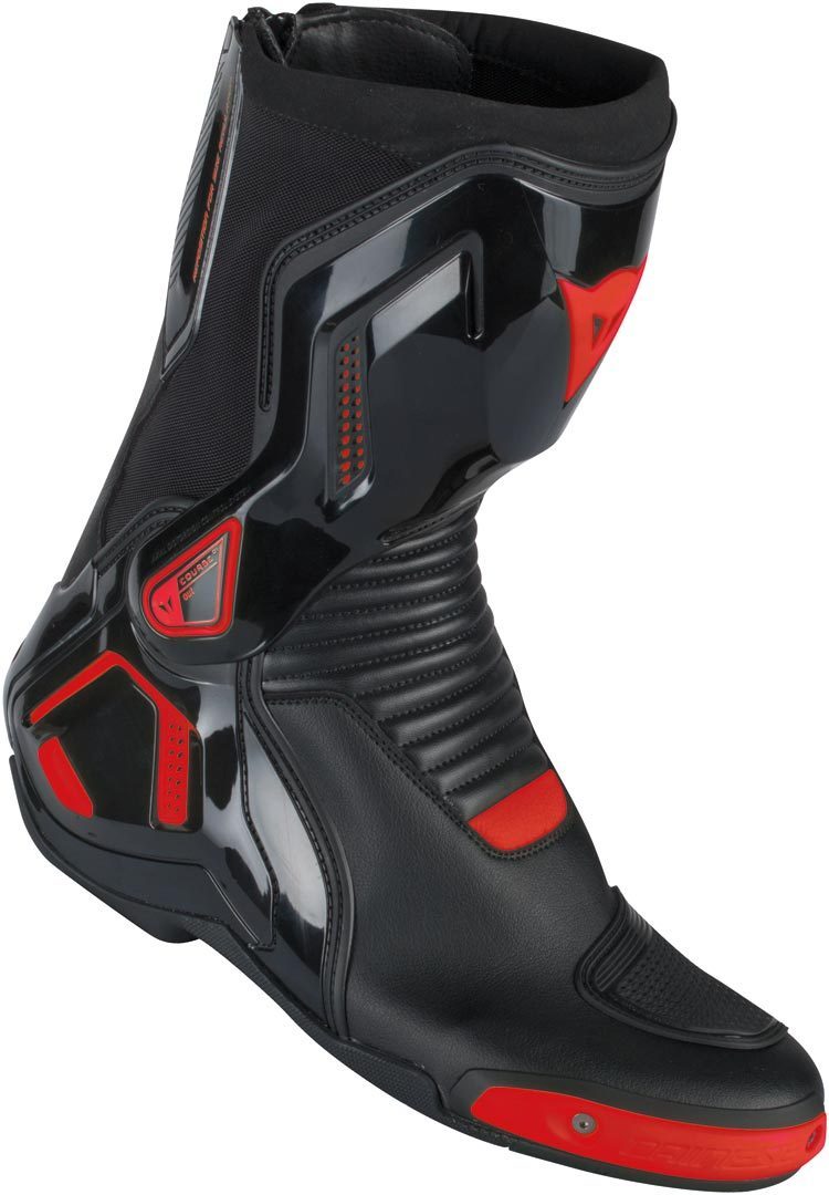 Dainese Course D1 Out Bottes de moto Noir Rouge 46