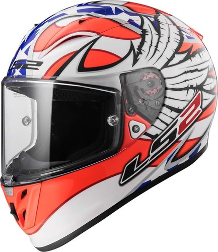 Ls2 Ff323 Arrow R Evo Freedom Helm Wit Rood Blauw 2Xl ls2 kopen in de aanbieding