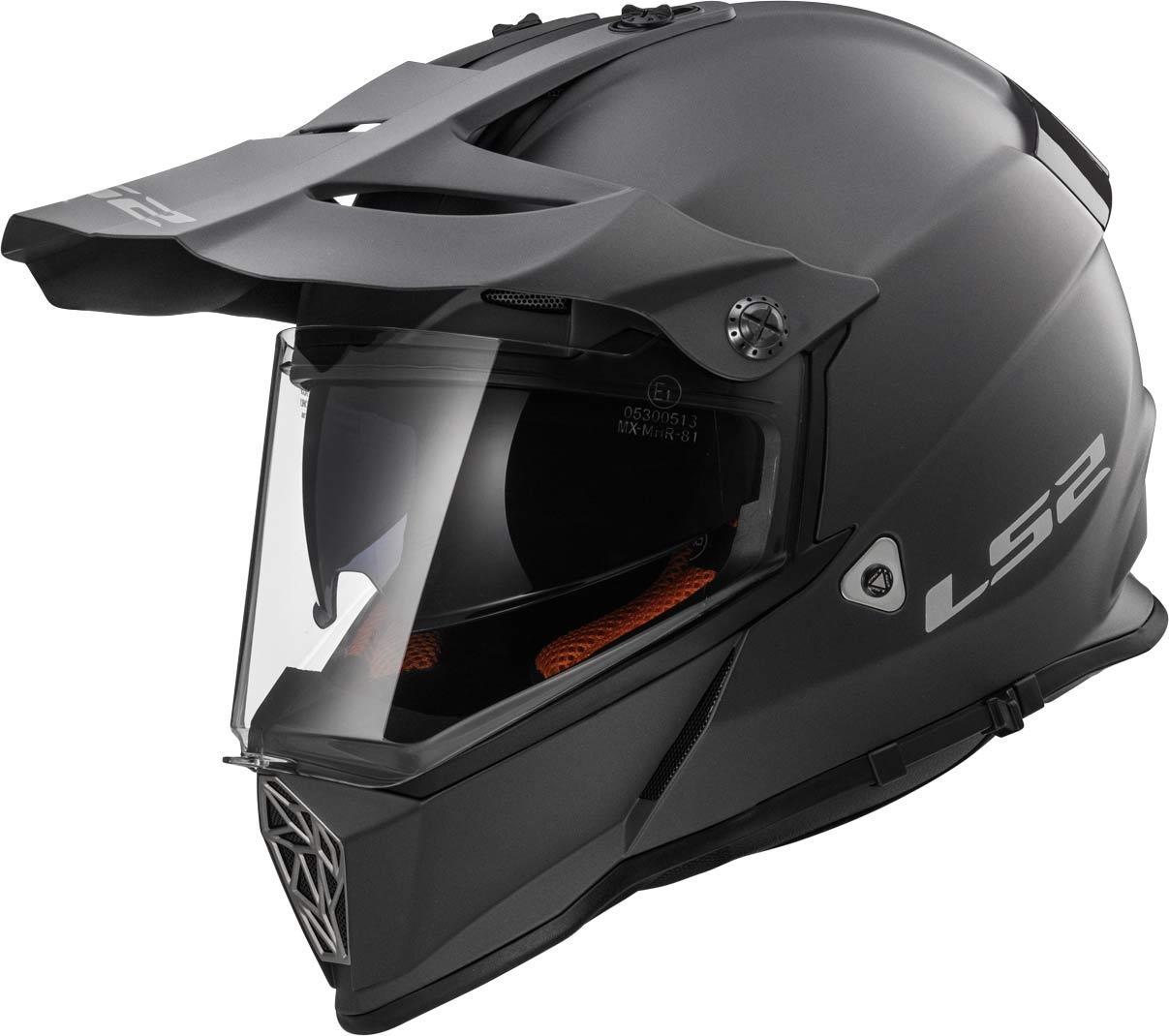 LS2 Pioneer MX436 Helmet Casque Argent 2XS