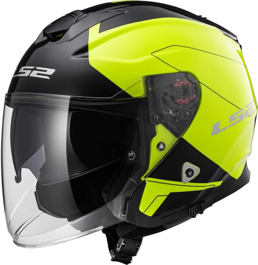 LS2 OF521 Infinity Beyond Casque jet Jaune 2XS