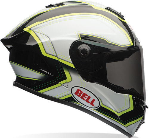 Bell Star Pace Helm Zwart Wit Xl bell kopen in de aanbieding