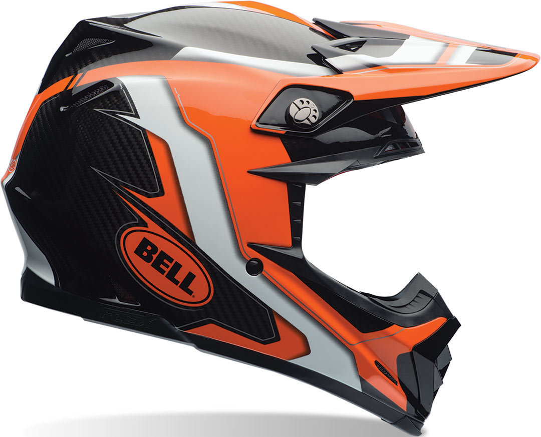 Bell Moto-9 Flex Factory Casque de motocross Noir Orange S