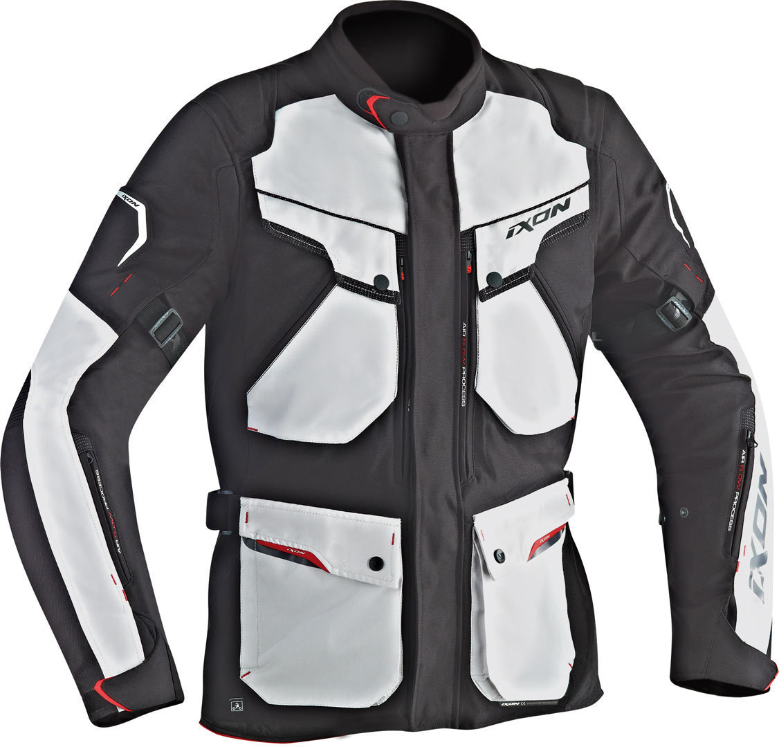Ixon Crosstour HP Veste Textile moto Noir Gris S