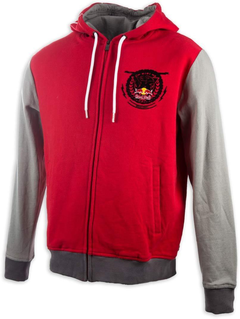 Image of Kini Red Bull Crest Chandail à capuchon Gris Rouge L