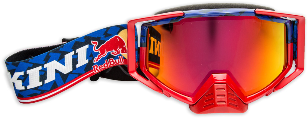 Kini Red Bull Competition 2017 Lunettes de motocross Rouge Bleu unique taille