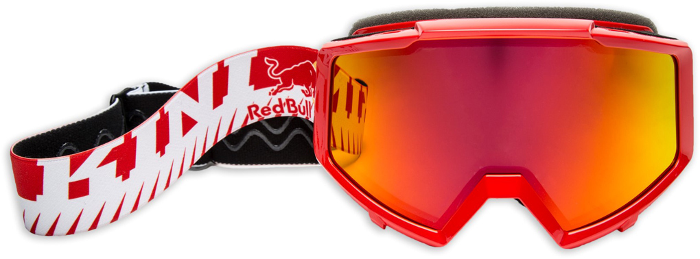 Image of Kini Red Bull Revolution 2017 Lunettes de motocross Rouge unique taille