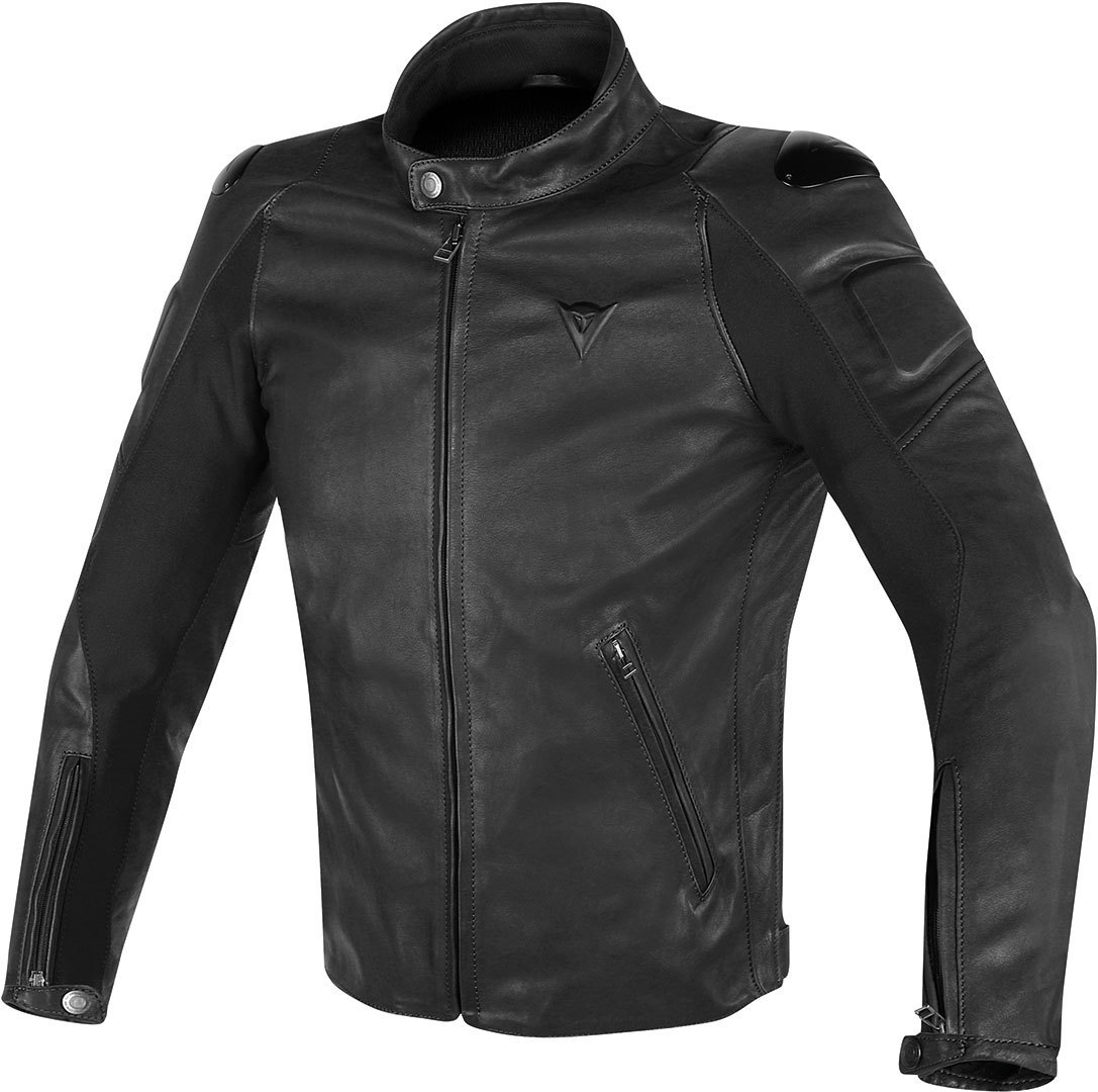 Dainese Street Darker Veste de moto en cuir Noir 56