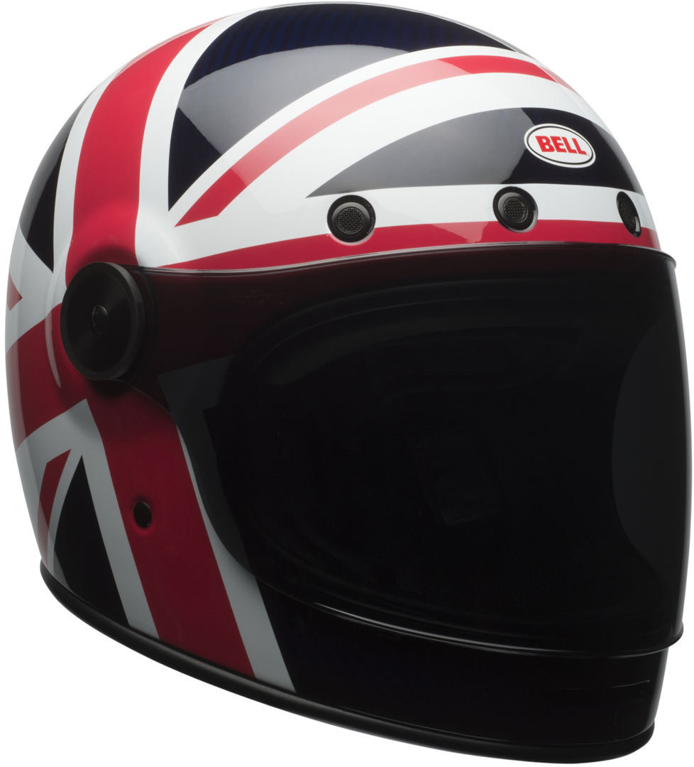 Image of Bell Bullitt Carbon Spitfire Casque Rouge Bleu M