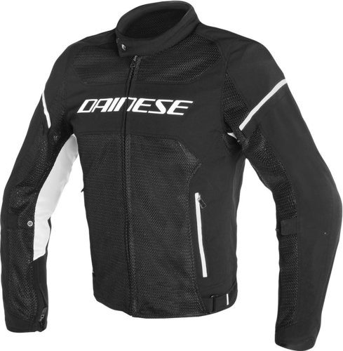 Dainese Air Frame D1 Tex Motorfiets Textiel Jas Zwart Wit 48 dainese kopen in de aanbieding