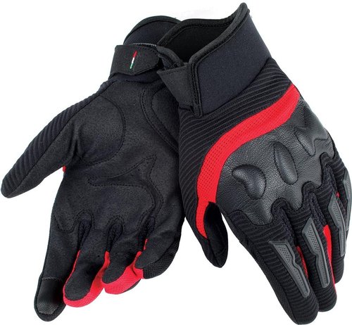 Dainese Air Frame Motorfiets Handschoenen Zwart Rood 3Xl dainese kopen in de aanbieding