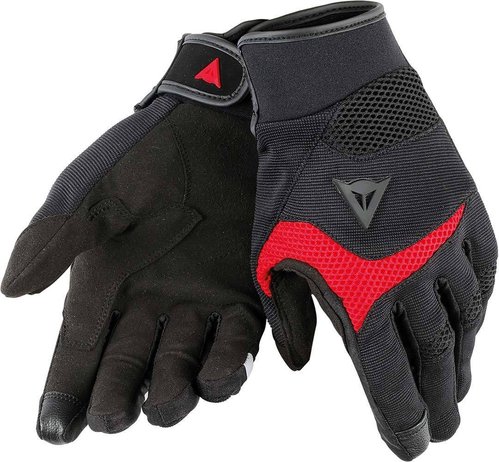 Dainese Desert D1 Motorfiets Handschoenen Zwart Rood 3Xl dainese kopen in de aanbieding