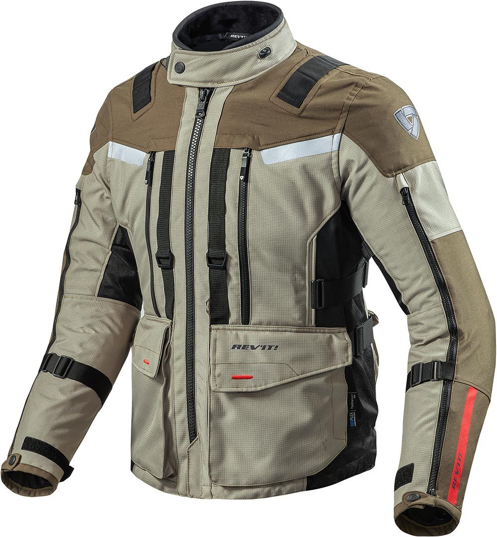 Revit Sand 3 Veste textile Noir Beige S