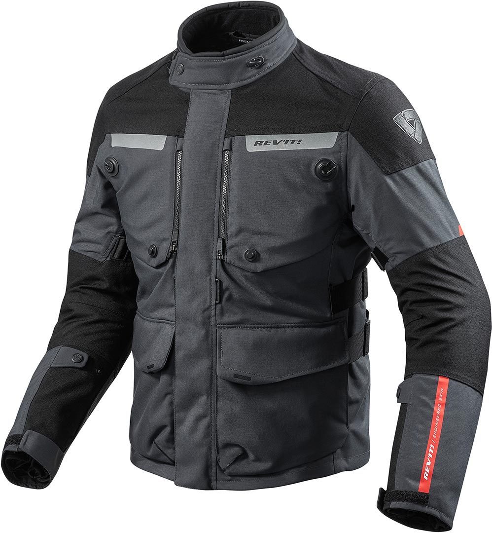 Revit Horizon 2 Veste textile Noir Gris 2XL
