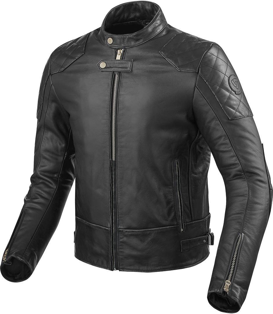 Revit Lane Veste en cuir Noir 48