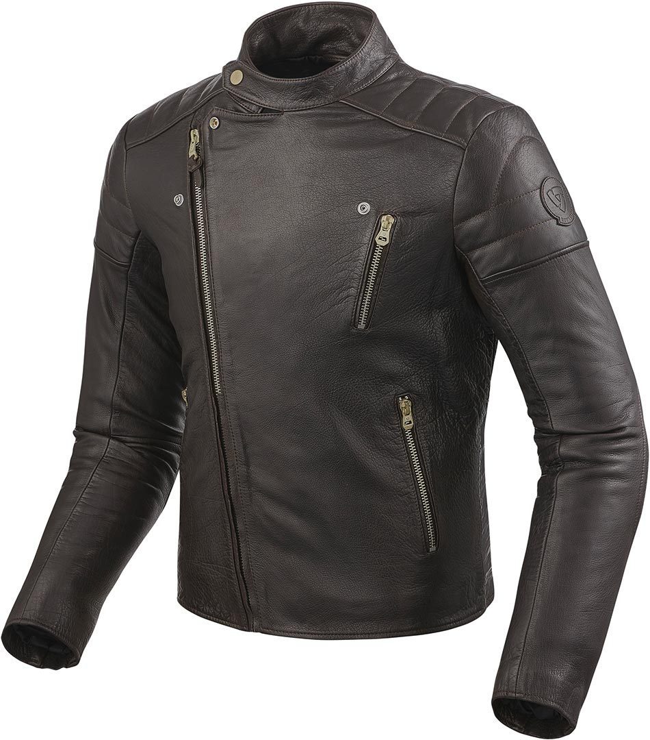 Revit Vaughn Veste en cuir Brun 46