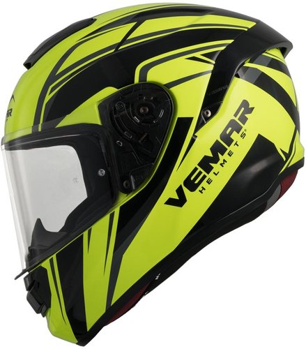 Vemar Hurricane Spark Helm Zwart Geel vemar kopen in de aanbieding
