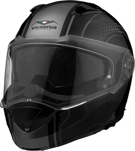 Vemar Sharki Hive Helm Zwart Grijs Xl vemar kopen in de aanbieding