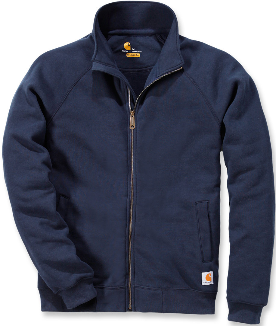 Carhartt Midweight Mock Neck Zip Sweat-shirt Bleu XS