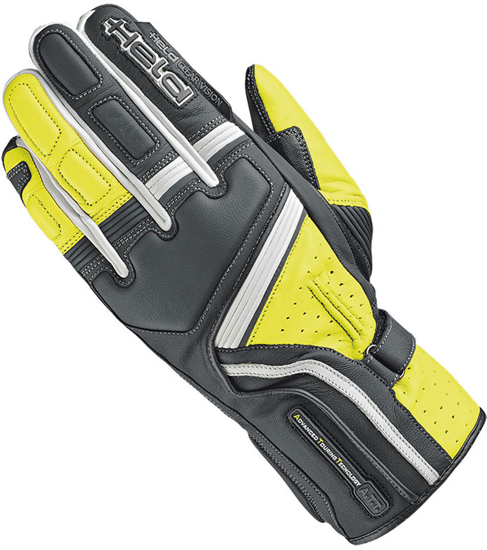 Held Travel 5 Gants de moto Noir Jaune S
