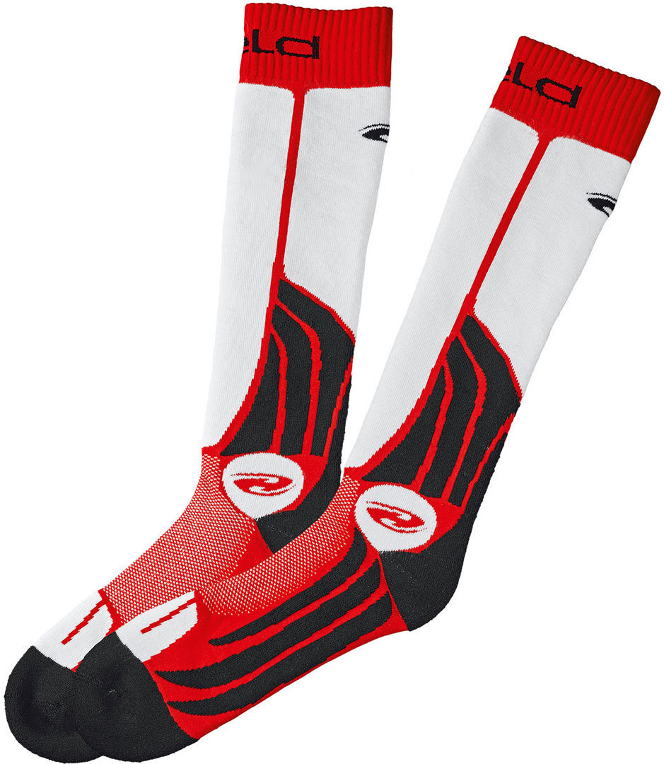 Held Race Chaussettes Noir Rouge S