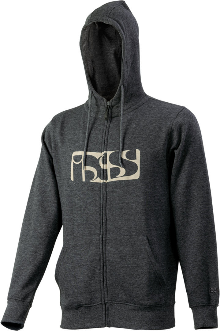 IXS Brand Hoody 6.1 Noir Gris M