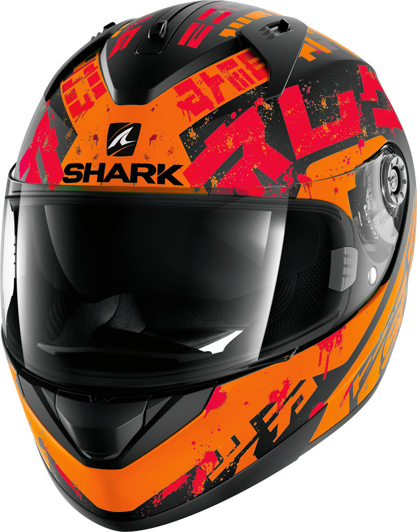 Shark Ridill Kengal Mat Casque Noir Orange XS