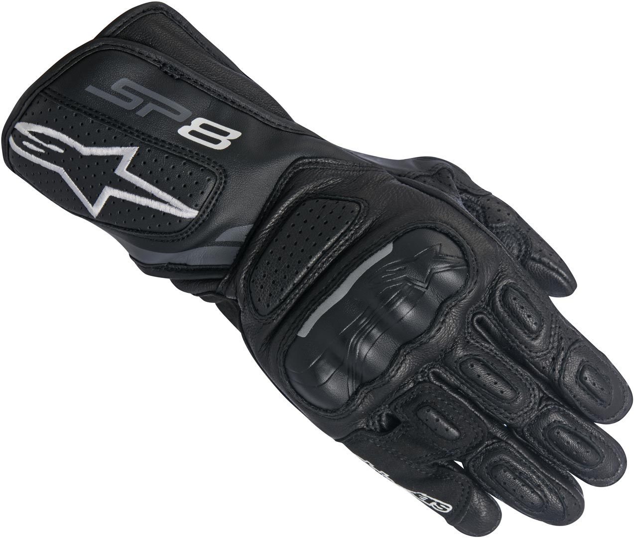 Alpinestars Stella SP-8 V2 Mesdames les gants de moto Noir Gris L