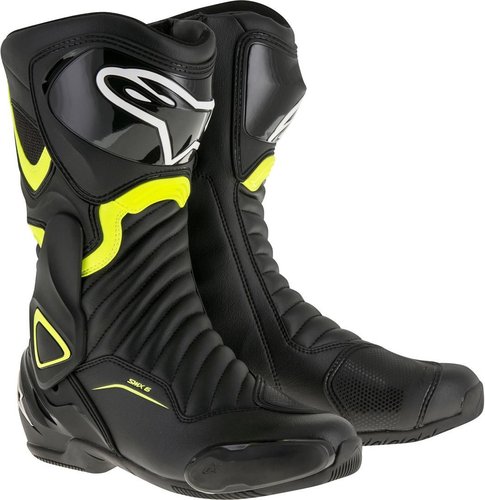 Alpinestars Smx 6 V2 Motor Laarzen Zwart Geel 39 alpinestars kopen in de aanbieding