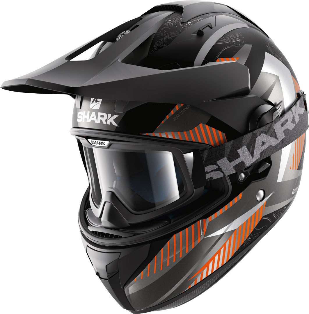 Shark Explore-R Peka Mat Casque Noir Orange XL